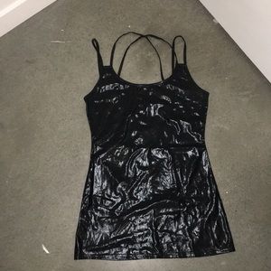 Black Liquid Dress (latexy and stretchy feel)